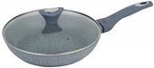patelnia granitowa 26cm klausberg kb-7317 pokrywa