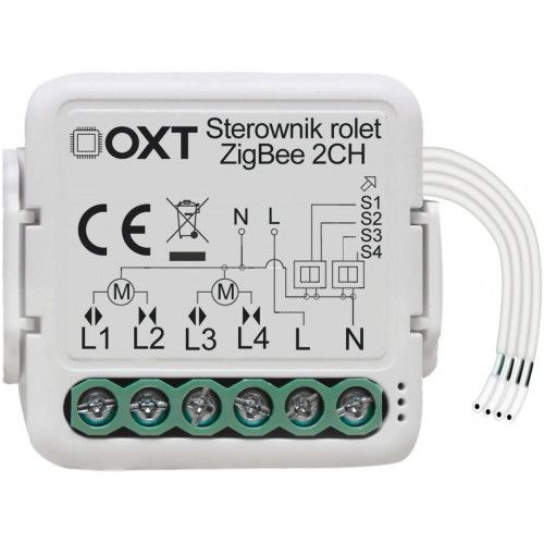 Sterownik do rolet OXT 2x rolety ZigBee Home Assistant na Arena.pl