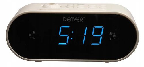 Radio sieciowe FM Denver Electronics CRP-717 Biały Cyfrowy rzutnik na Arena.pl