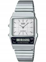 ZEGAREK UNISEX CASIO Vintage Dual Time AQ-800E-7A + BOX + GRAWER