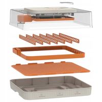 Inkubator Automatyczny 56H 56 Jaj Z Owoskopem 12V Klujnik Wylęgarka Drobiu