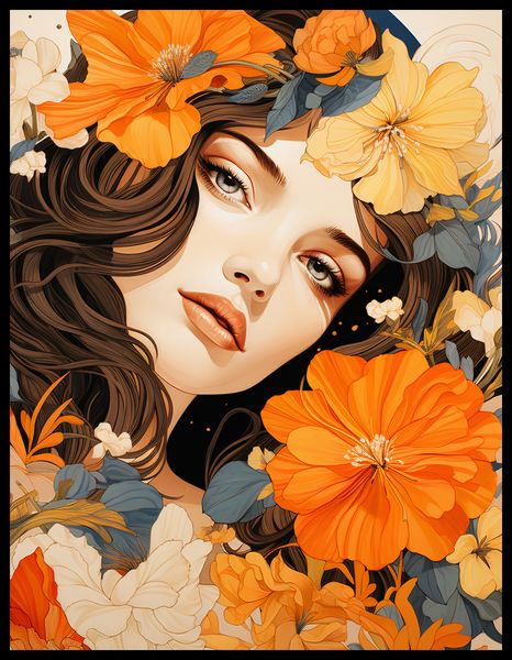 Plakat 50x65cm Kwiatowa Esencja zdjęcie 2