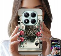 ETUI DO XIAOMI NOTE 14 PRO 5G - KARTA KRÓL KRÓLOWA POKER KARTY + SZKŁO