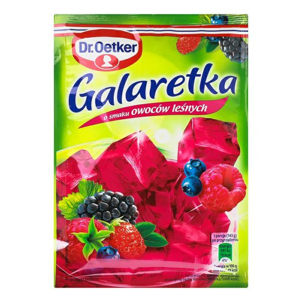 DR OETKER GALARETKA OWOCE LASU 72G zdjęcie 1