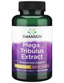 SWANSON Mega TRIBULUS Extract Buzdyganek 250mg 120 kapsułek TESTOSTERON