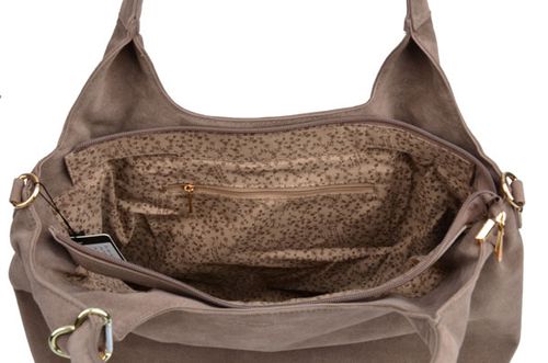 FLORA&CO PARIS TOREBKA damska SHOPPER A4 CASUAL ZAMSZ BEŻ na Arena.pl