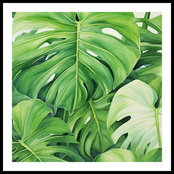 Plakat 50x50cm Tajemnice Liści zdjęcie 3