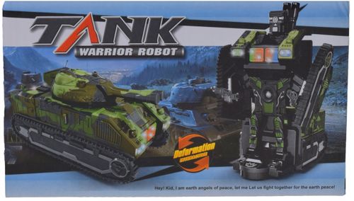 AUTO ROBOT SAMOCHÓD AUTOBOT 2w1 CZOŁG NA BATERIE DLA DZIECI ŚWIECI JEŹDZI na Arena.pl