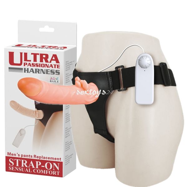 Penis Strap On Proteza Z Pochwą Wibracje zdjęcie 2