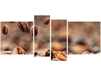 120CM 55 OBRAZ 4 ELEM PALONE ZŁOTO ŚCIENNY