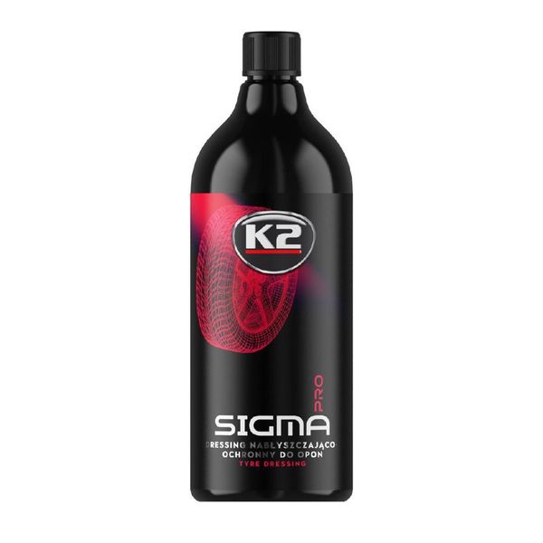K2 Sigma PRO żel do opon i gumy 1L zdjęcie 1