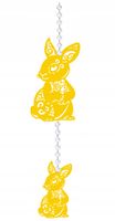Zawieszka ZAJĄC Wielkanoc święta ozdoba AŻUR girla