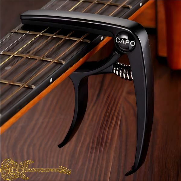 Kapodaster do gitary klasycznej czarny zdjęcie 5