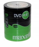 Płyty Maxell DVD+R 4.7 GB x 16 - 100 sztuk