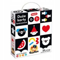 CzuCzu Duże karty kontrastowe 0 mies.+ 3 mies.+