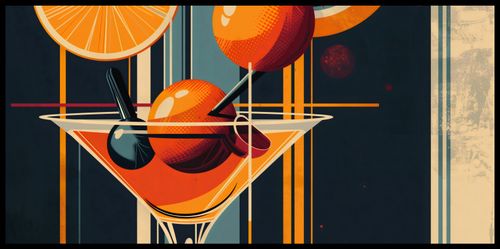 Plakat 91,3x44,5cm Koktajl w Stylu na Arena.pl