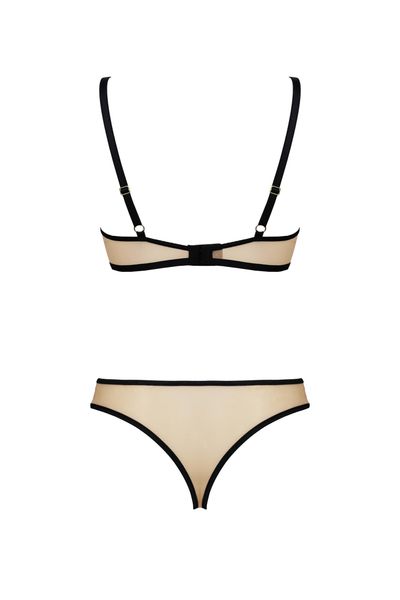 Bielizna-Denerys Bikini Beige L/Xl zdjęcie 4
