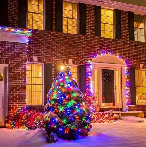 MOCNE LAMPKI CHOINKOWE 1000 LED MULTI ZEWNĘTRZNE WEWNĘTRZNE PROGRAMATOR na Arena.pl