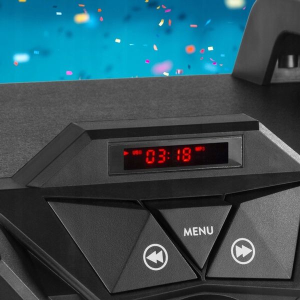 Głośnik bluetooth BOOMBOX BT SD USB AUX akumulator zdjęcie 12