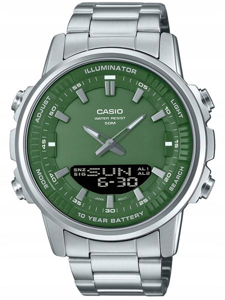 ZEGAREK MĘSKI CASIO AMW-880D-3A + BOX +GRAWER zdjęcie 1