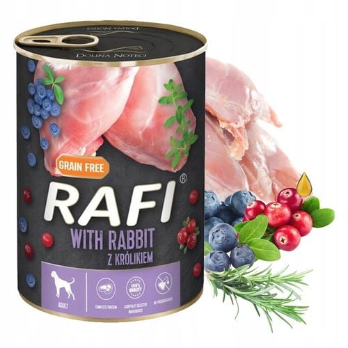 Puszka dla PSA Dolina Noteci RAFI PREMIUM 12x800g 6 SMAKÓW X 2 na Arena.pl