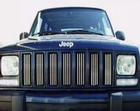 85-01 JEEP CHEROKEE - LIstwy chrom grill chromowan