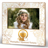 ramka na zdjęcia  10 x 15cm KOMUNIA ŚW. KIELICH