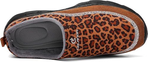 Klapki Damskie Męskie Ciepłe Antypoślizgowe Buty Domowe Panterka 42 EU na Arena.pl