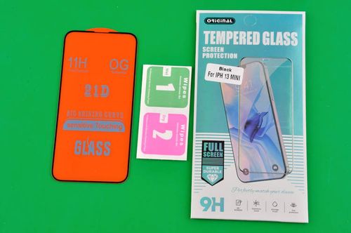 Szkło Hartowane 21D do Apple iPhone 13 Pro Mini czarny na Arena.pl