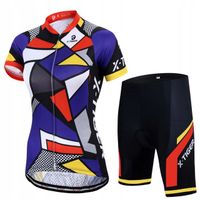 Odzież Rowerowa Kolarska STROJE Z Wkładką Żelową Dopasowane TERMICZNE XXL