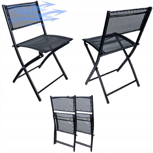 ZESTAW MEBLI balkonowych ogrodowych na balkon taras 2 X KRZESŁO + STOLIK na Arena.pl