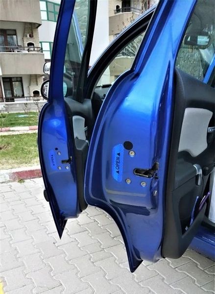 4 szt kpl odblask bezpieczeństwo ostrzegawczy OPEN zdjęcie 5