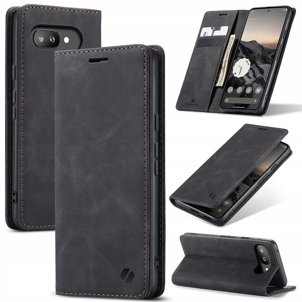 Spacecase Wallet Google Pixel 9A Black zdjęcie 9