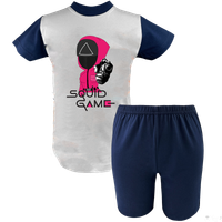 Krótka Piżama dziecięca - Squid Game - Nowy Sezon