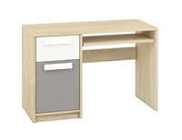 Biurko Młodzieżowe z Szafką i Szufladą 1D1SZ 119 cm Wielokolorowe DRIPS ML