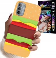 ETUI DO MOTOROLA G31 / G41 - CASE BURGER CHEESEBURGER OBUDOWA PREZENT
