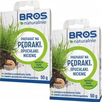 BROS NATURALNIE Środek, preparat na pędraki, nicienie, opuchlaki 50g, 2 OPK