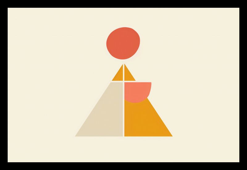 Plakat 30x20cm Piramida Równowagi zdjęcie 2