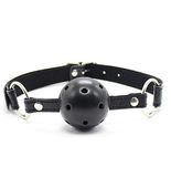 Czarny ball gag
