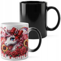 KUBEK MAGICZNY 330ML DRUK - JEDNOROŻEC UNICORN KOŃ