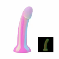 easytoys candy swirl pink - silikonowy model z efektem świecenia