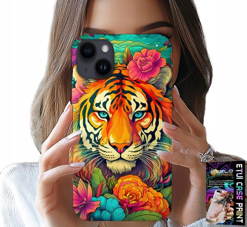 ETUI DO IPHONE 14 PLUS - ZWIERZĘCE WZORY TYGRYS TYGRYSEK CASE na Arena.pl