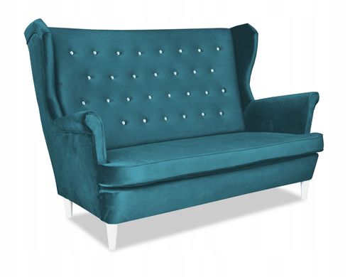 Zestaw wypoczynkowy mebli uszak Diana sofa fotele skandynawskie na Arena.pl