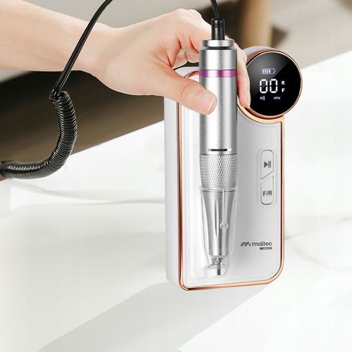 BEZPRZEWODOWA FREZARKA DO PAZNOKCI MANICURE PEDICURE ZE STACJĄ 50W + FREZY na Arena.pl