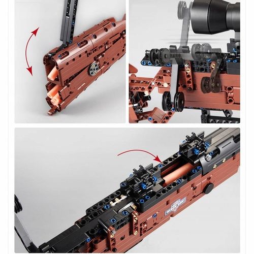 CADA KLOCKI KONSTRUKCYJNE KARABIN 653 EL + NABOJE na Arena.pl