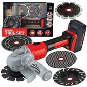 SZLIFIERKA KĄTOWA dla dzieci na baterie KĄTÓWKA BOSZKA + 4 wymienne ostrza