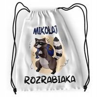 Plecak Sportowy Szkolny Dla Mikołaja Syna Dziecka Z Nadrukiem Ze Zdjęciem