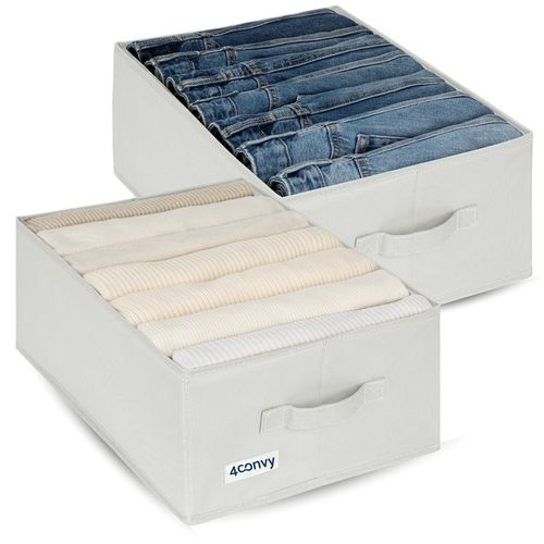 2x organizer XXL pudełko pojemnik na ubrania jeansy do szuflady na Arena.pl