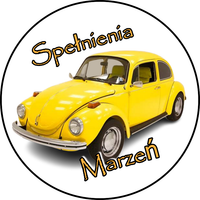 Opłatek na tort VW Auto Samochód Logo Tekst Gratis