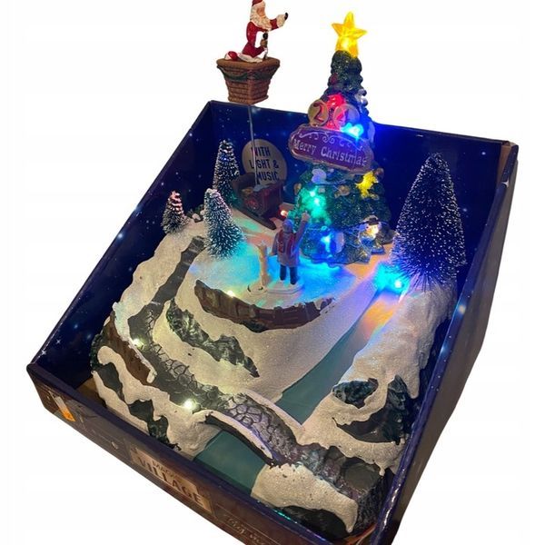 Wioska świąteczna LED z melodyjką Magic Village zdjęcie 2